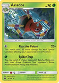 Ariados  - Holofoil SM  Celestial Storm - Holo Rare