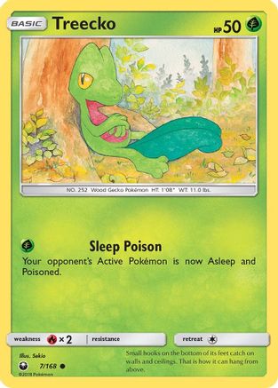 Treecko (7) 007  SM  Celestial Storm - Common
