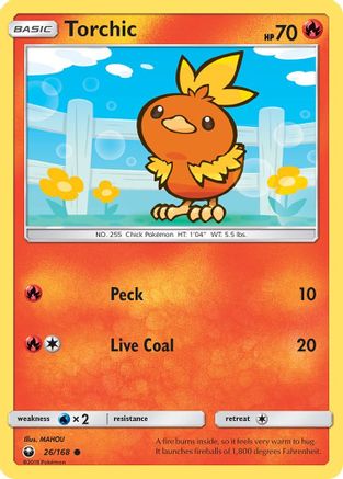 Torchic (26) 026  SM  Celestial Storm - Common