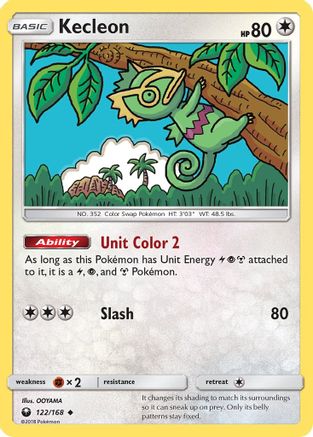 Kecleon 122  SM  Celestial Storm - Uncommon