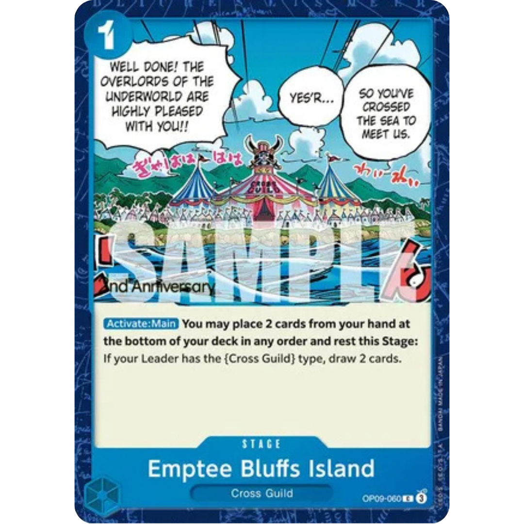 Emptee Bluffs Island (OP09-060) - Emperors in the New World: 2nd Anniversary Tournament Cards