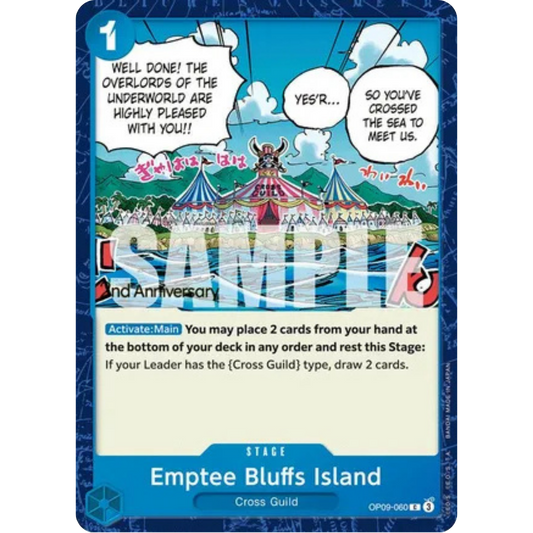 Emptee Bluffs Island (OP09-060) - Emperors in the New World: 2nd Anniversary Tournament Cards