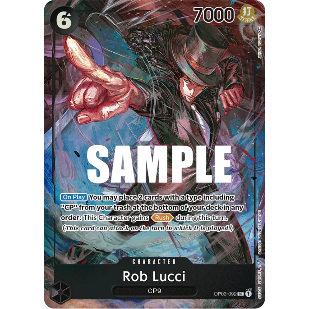 Rob Lucci (092) (Alternate Art) (OP03-092) - Pillars of Strength Foil