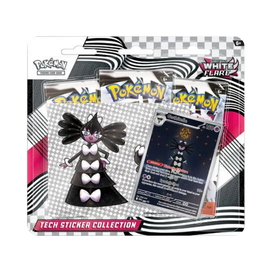 White Flare Tech Sticker Collection