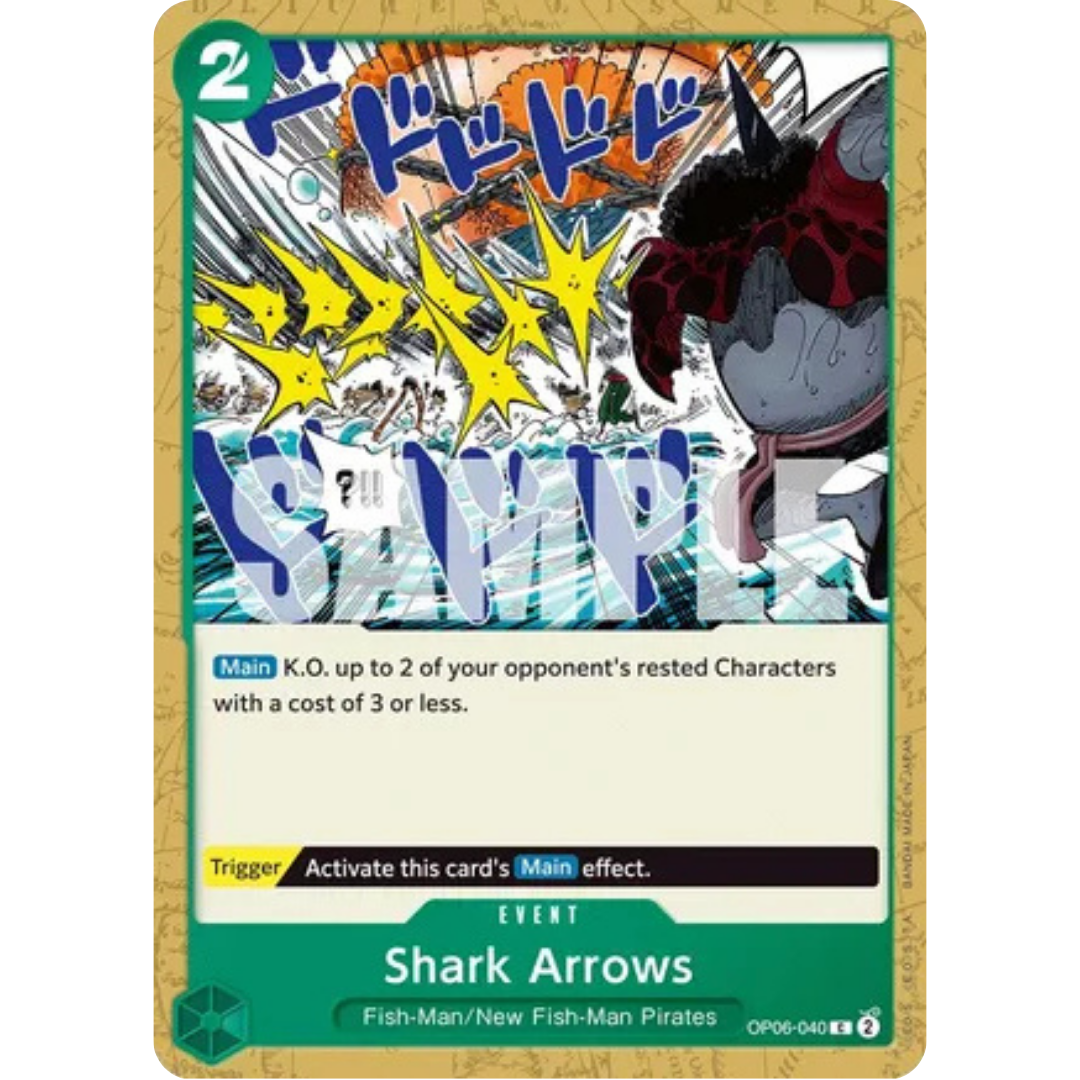 Shark Arrows (OP06-040) - Wings of the Captain