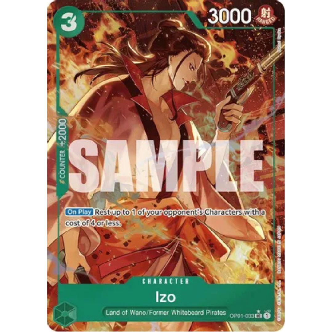 Izo (OP01-033) (Alternate Art) (OP01-033) - Premium Booster -The Best- Foil