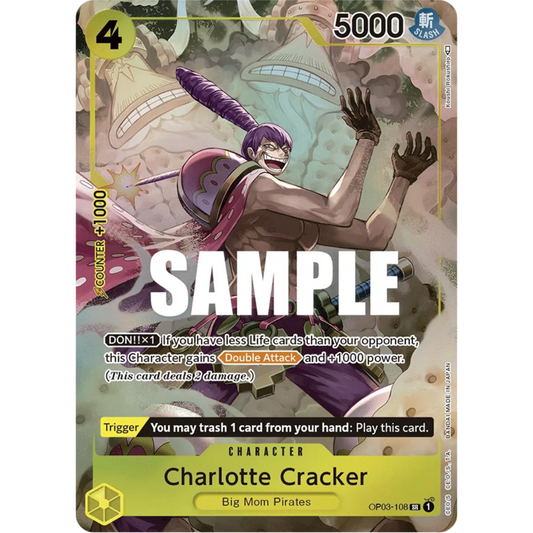 Charlotte Cracker (Alternate Art) (OP03-108) - Pillars of Strength Foil