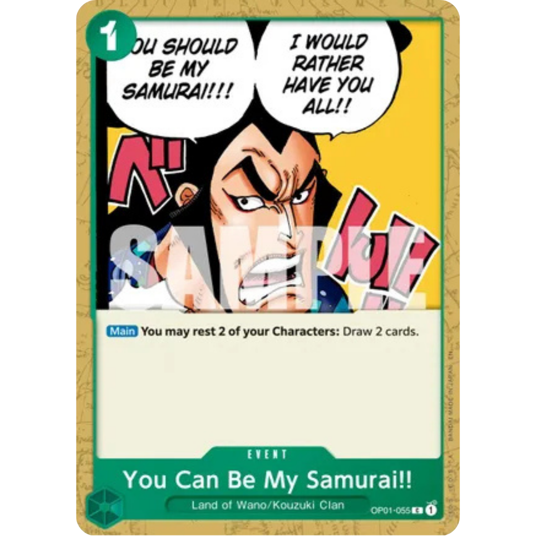 You Can Be My Samurai!! (Reprint) (OP01-055) - Premium Booster -The Best- Vol. 2