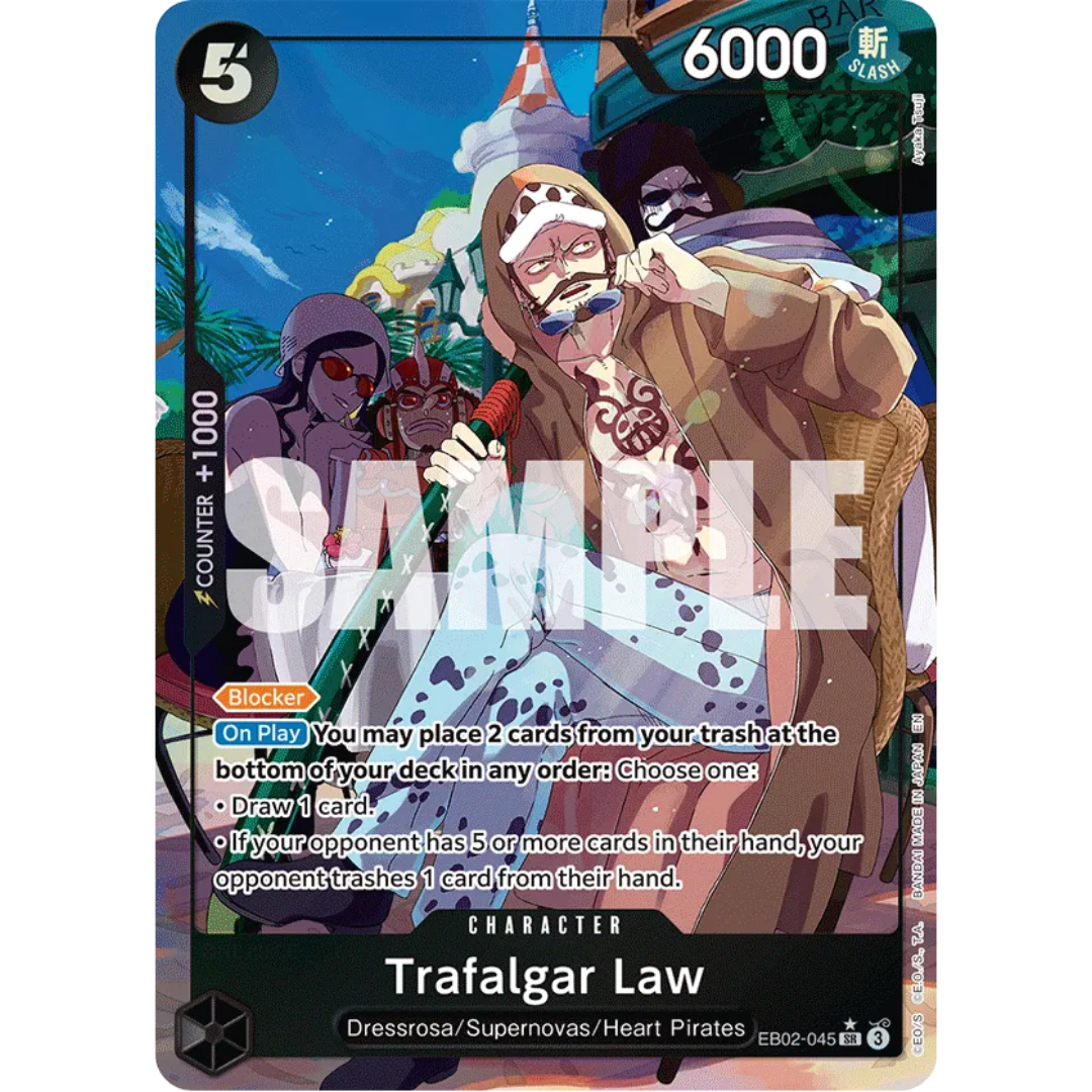 Trafalgar Law (Alternate Art) (EB02-045) - Extra Booster: Anime 25th Collection Foil
