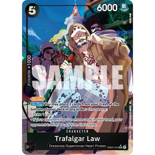 Trafalgar Law (Alternate Art) (EB02-045) - Extra Booster: Anime 25th Collection Foil