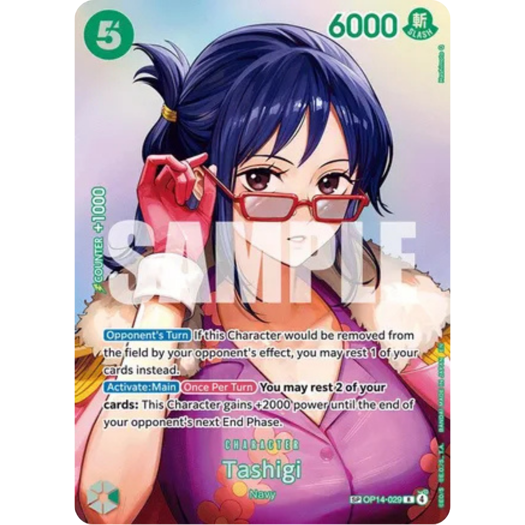 Tashigi (SP) (OP14-029) - The Time of Battle Foil
