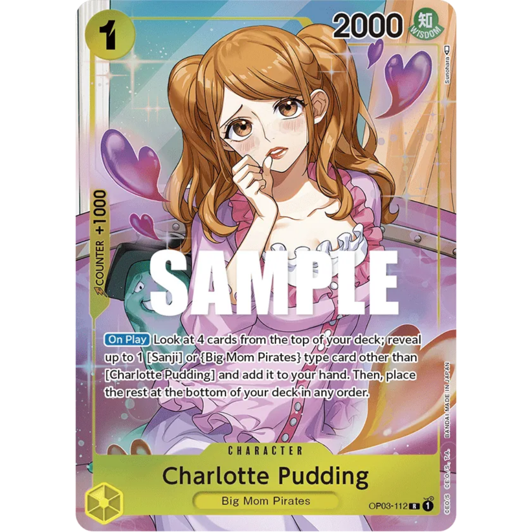 Charlotte Pudding (Alternate Art) (OP03-112) - Pillars of Strength Foil