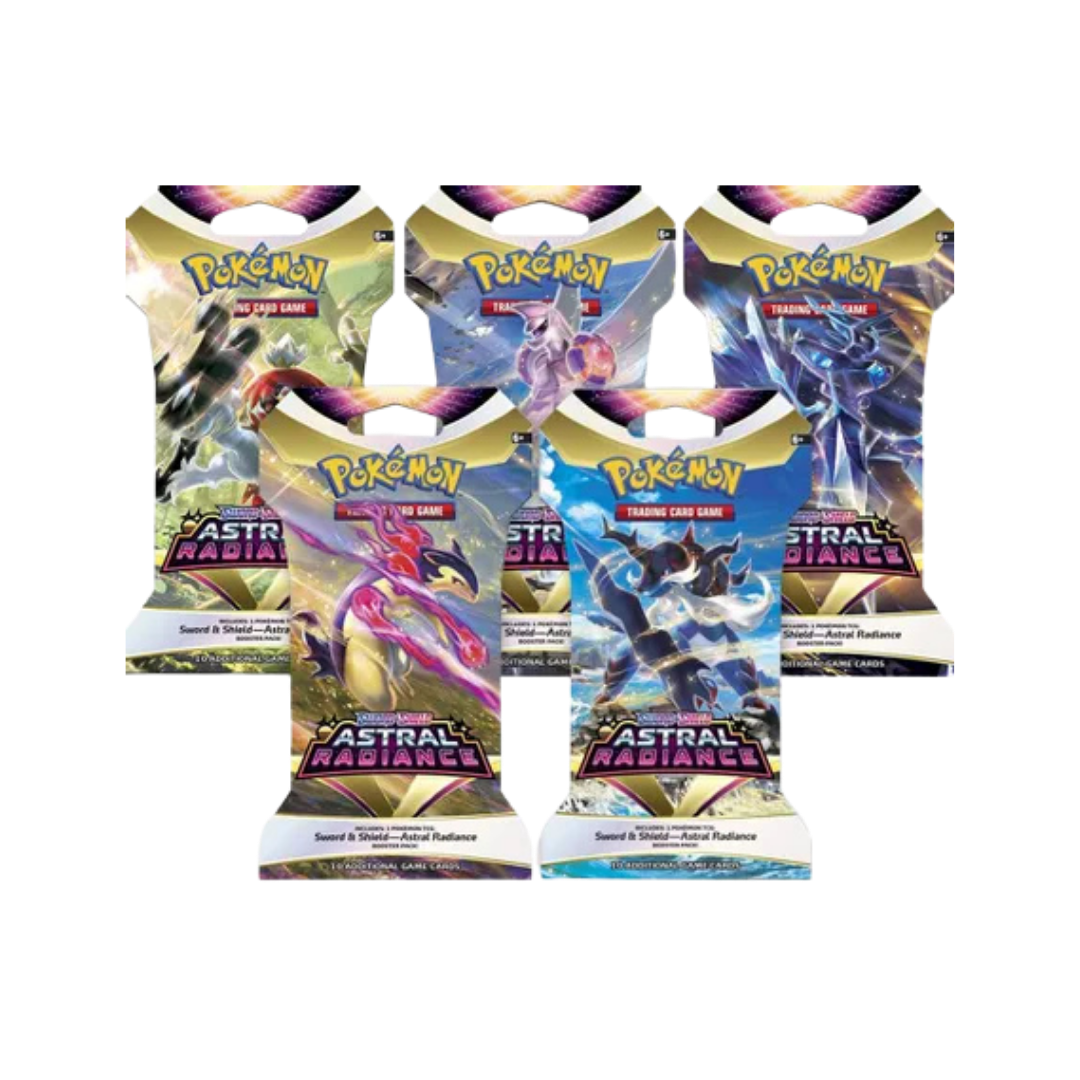 Astral Radiance Sleeved Booster Pack Art Bundle [Set of 5]