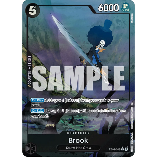 Brook (Alternate Art) (EB02-048) - Extra Booster: Anime 25th Collection Foil
