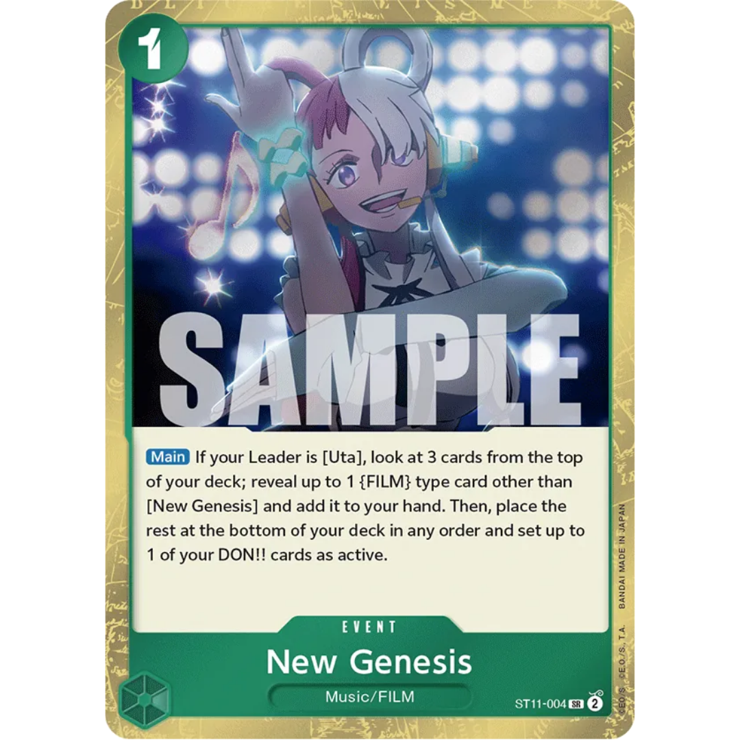 New Genesis (ST11-004) - Starter Deck 11: Uta Foil