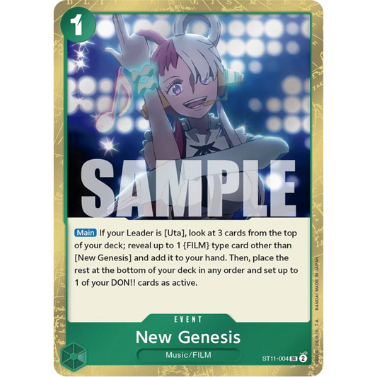 New Genesis (ST11-004) - Starter Deck 11: Uta Foil