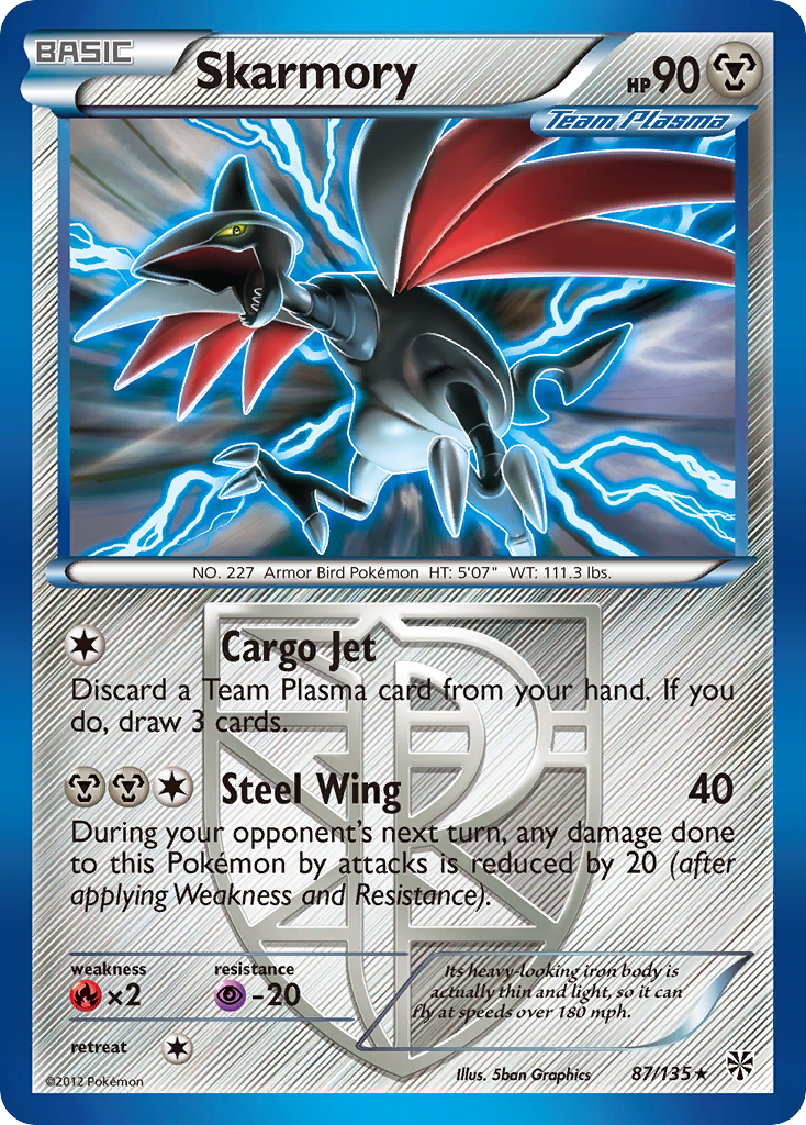 Skarmory (Team Plasma)  Plasma Storm - Rare