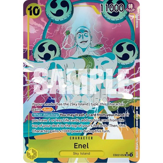 Enel (Alternate Art) (EB02-052) - Extra Booster: Anime 25th Collection Foil