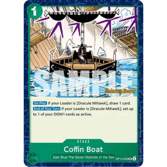 Coffin Boat (OP14-039) - The Azure Sea's Seven Release Event Cards