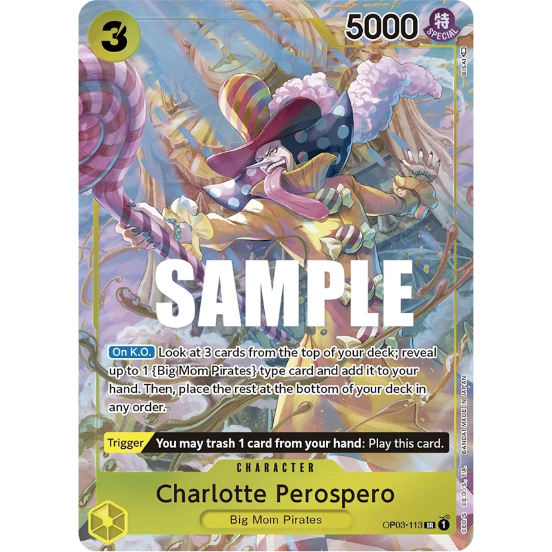 Charlotte Perospero (Alternate Art) (OP03-113) - Pillars of Strength Foil