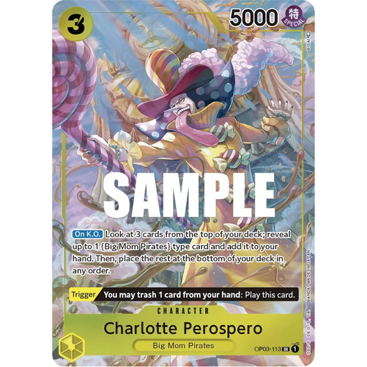 Charlotte Perospero (Alternate Art) (OP03-113) - Pillars of Strength Foil