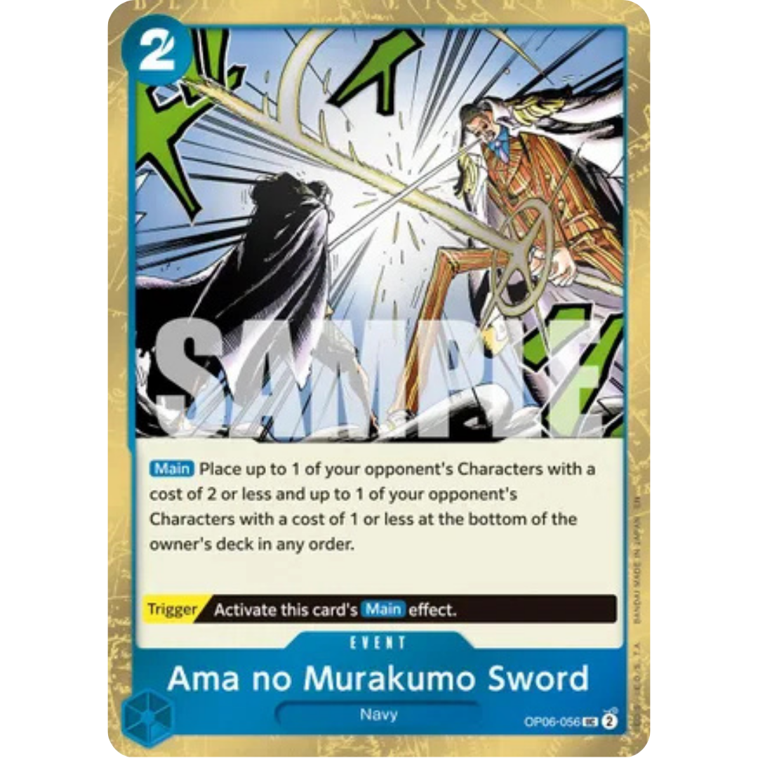 Ama no Murakumo Sword (Pirate Foil) (OP06-056) - Premium Booster -The Best- Vol. 2 Foil