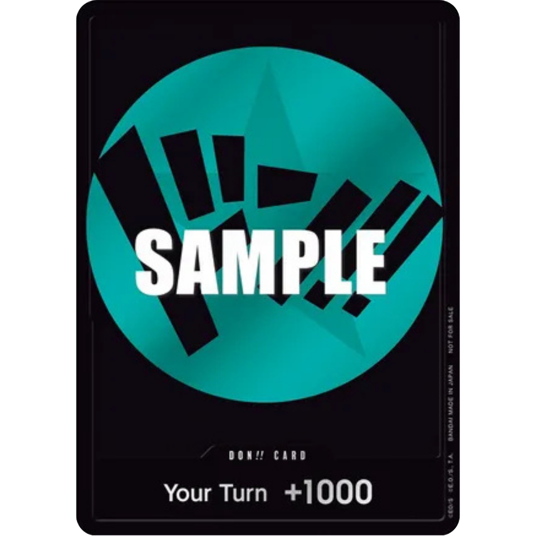 DON!! Card (Teal) - One Piece Promotion Cards Foil