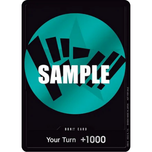 DON!! Card (Teal) - One Piece Promotion Cards Foil