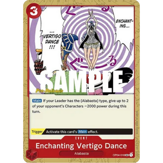 Enchanting Vertigo Dance (OP04-018) - Kingdoms of Intrigue Pre-Release Cards