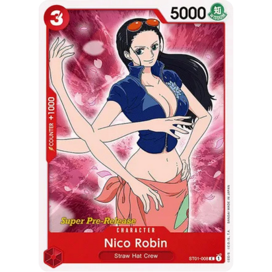 Nico Robin (ST01-008) - Super Pre-Release Starter Deck 1: Straw Hat Crew
