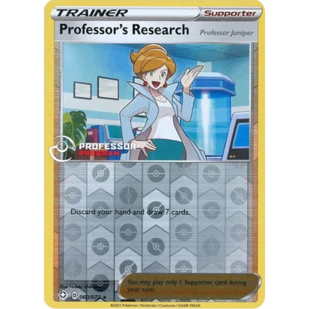 Professor's Research - 060/072 (2021)/072  - Reverse Holofoil Professor Program Promos - Promo