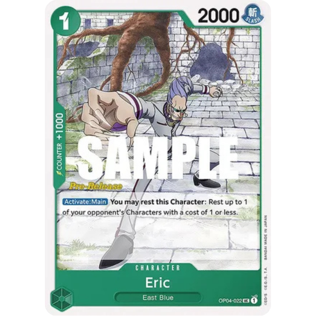 Eric (OP04-022) - Kingdoms of Intrigue Pre-Release Cards