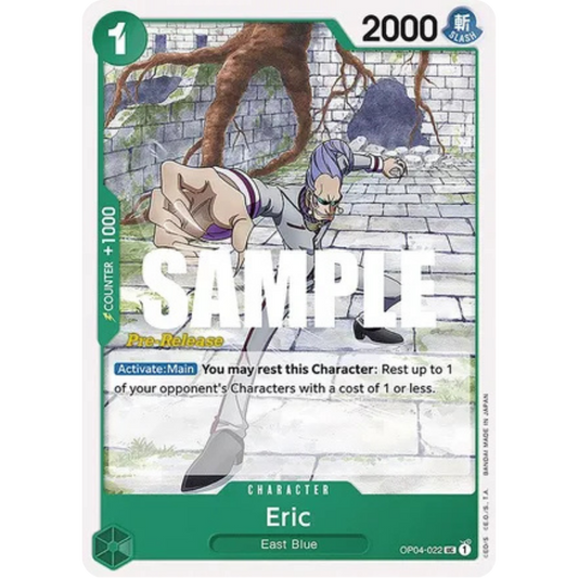 Eric (OP04-022) - Kingdoms of Intrigue Pre-Release Cards