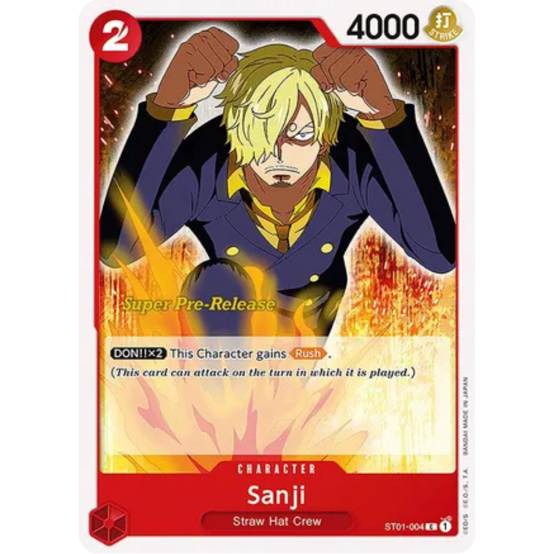 Sanji (ST01-004) - Super Pre-Release Starter Deck 1: Straw Hat Crew