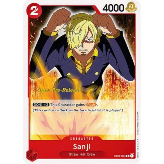 Sanji (ST01-004) - Super Pre-Release Starter Deck 1: Straw Hat Crew