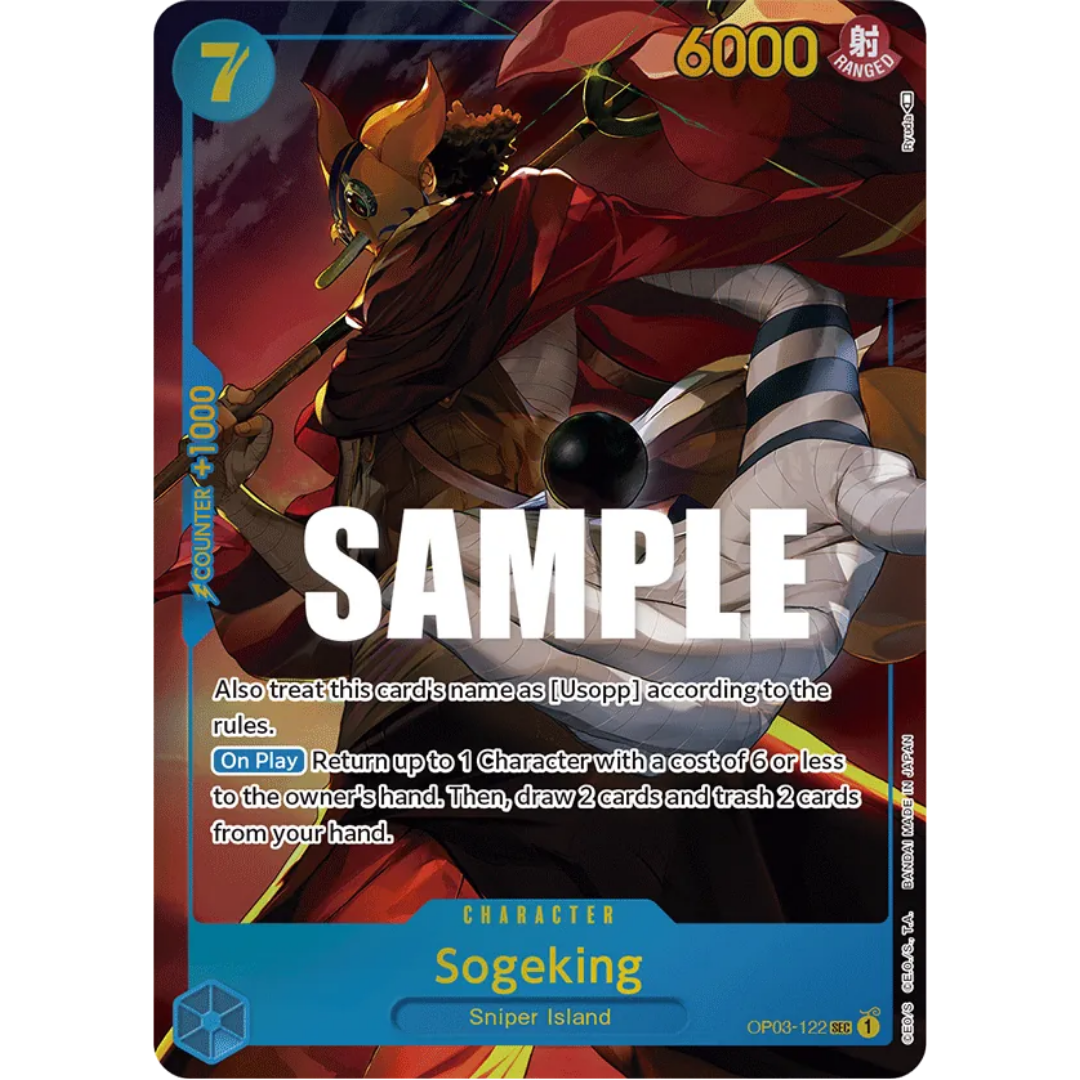 Sogeking (Alternate Art) (OP03-122) - Pillars of Strength Foil