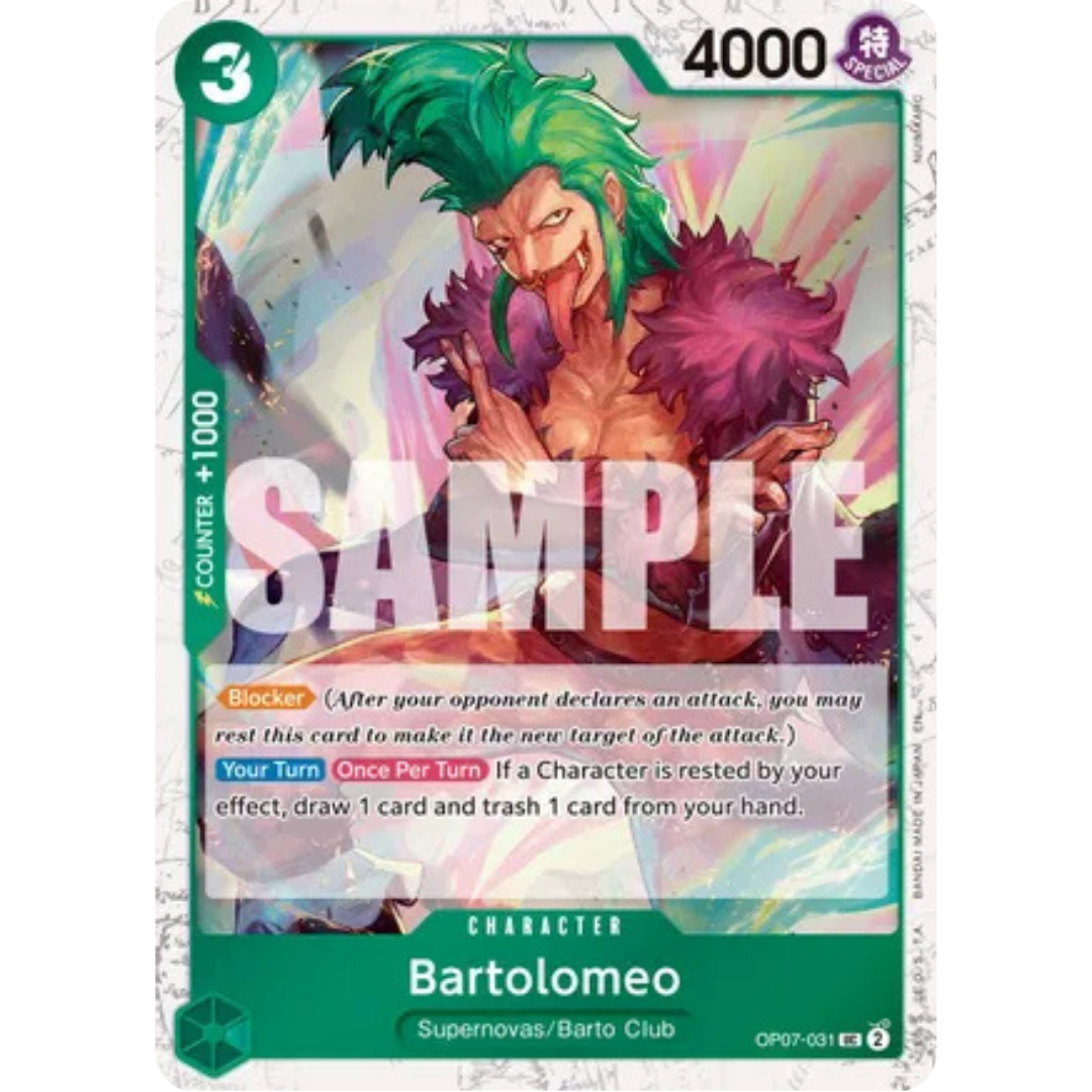 Bartolomeo (Pirate Foil) (OP07-031) - Premium Booster -The Best- Vol. 2 Foil