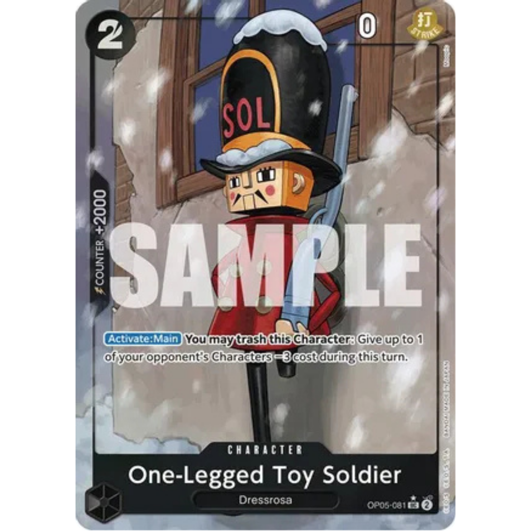 One-Legged Toy Soldier (Full Art) (OP05-081) - Premium Booster -The Best- Foil