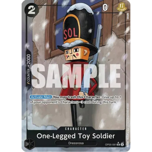 One-Legged Toy Soldier (Full Art) (OP05-081) - Premium Booster -The Best- Foil