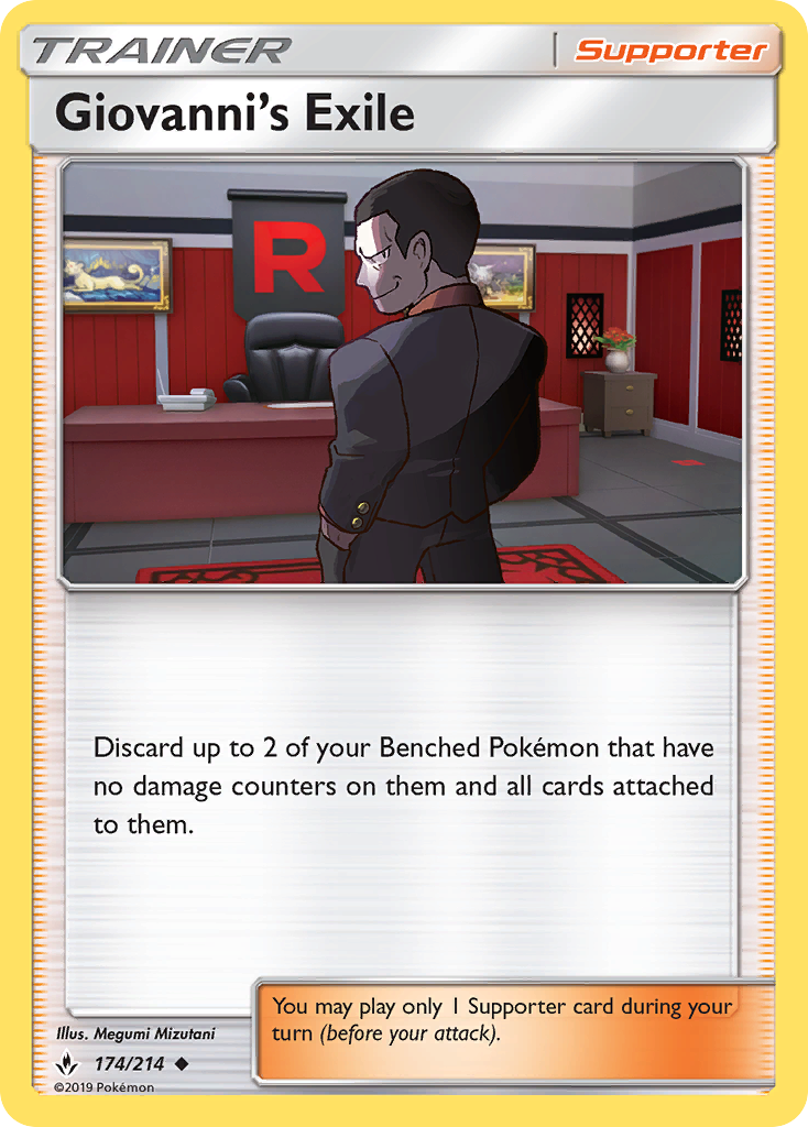 Giovanni's Exile/214  SM  Unbroken Bonds - Uncommon