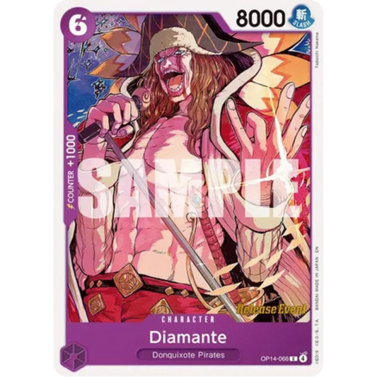 Diamante (OP14-066) - The Azure Sea's Seven Release Event Cards
