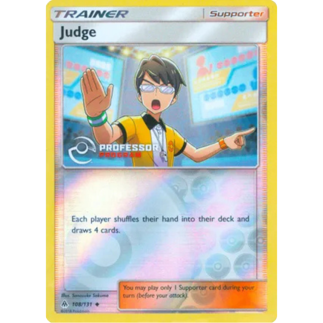 Judge (2019)  - Reverse Holofoil Professor Program Promos - Promo
