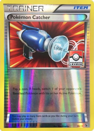 Pokemon Catcher 036/39  - Reverse Holofoil League & Championship Cards - Promo
