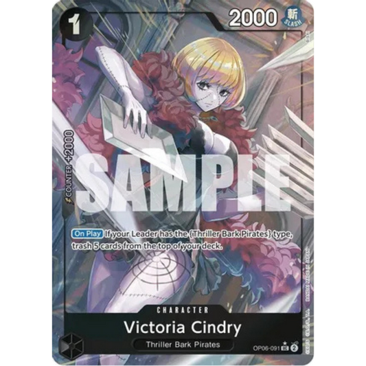 Victoria Cindry (Full Art) (OP06-091) - Premium Booster -The Best- Foil
