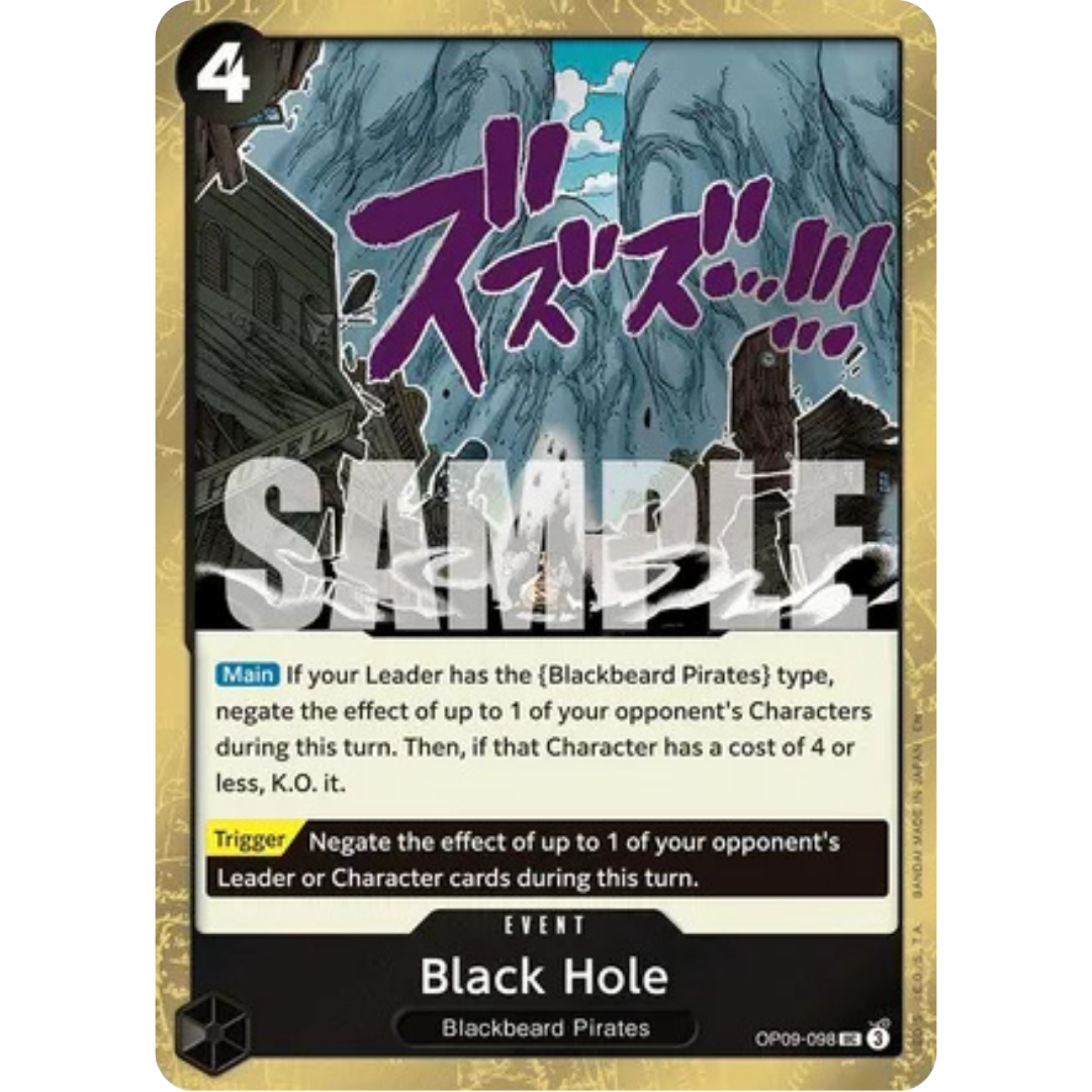 Black Hole (Pirate Foil) (OP09-098) - Premium Booster -The Best- Vol. 2 Foil