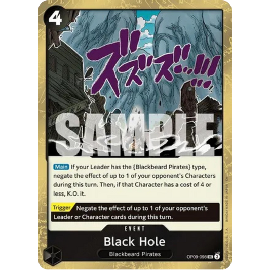 Black Hole (Pirate Foil) (OP09-098) - Premium Booster -The Best- Vol. 2 Foil