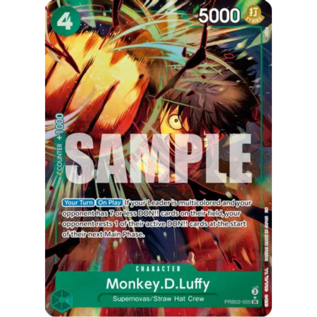 Monkey.D.Luffy (Alternate Art) (PRB02-005) - Premium Booster -The Best- Vol. 2 Foil