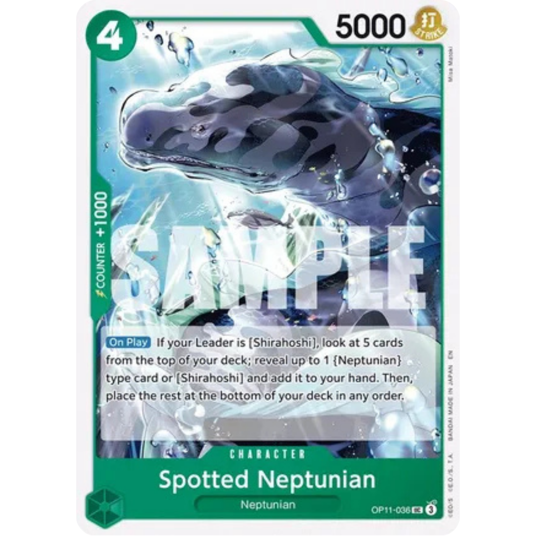 Spotted Neptunian (OP11-036) - A Fist of Divine Speed