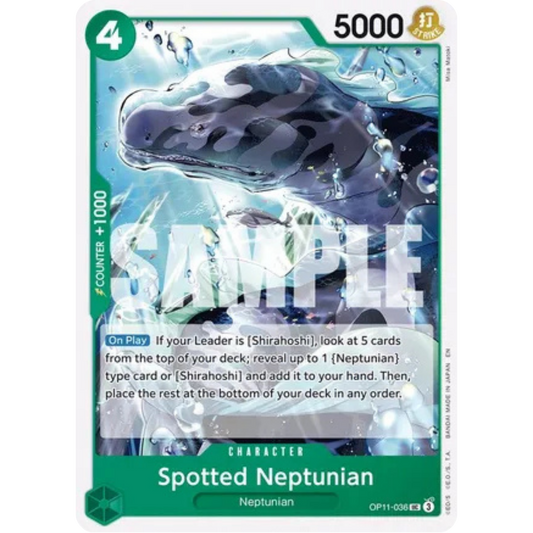 Spotted Neptunian (OP11-036) - A Fist of Divine Speed