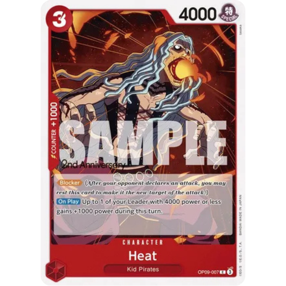 Heat (OP09-007) - Emperors in the New World: 2nd Anniversary Tournament Cards